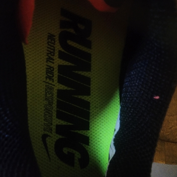 Nike Air Zoom Elite 7 Neon Yellow Hot Pink Lace Up Running Sneakers Mens Size 8 - Picture 11 of 15